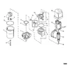 Схема узла «Гидравлический насос в сборе» Mercury, артикул 25-89497