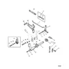 Схема узла «Throttle and Shift Linkage (Side Shift)» Mercury, артикул 12-4002314