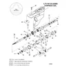 Схема узла «G/HSG ГРЕБНОЙ ВИНТ – СТАНД. ВРАЩ., 0G437999 И НИЖЕ – 1623-822442C2» Mercury, артикул 52-853594T