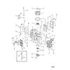 Схема узла «CYLINDER BLOCK CRANKCASE AND COVERS» Mercury, артикул 10-63328