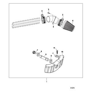 Схема узла «Комплект для установки CCT» Mercury, артикул 10-79968