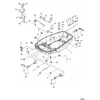 Схема узла «Нижний кожух 0N134079 и выше» Mercury, артикул 100-8M0143845