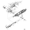 Схема узла «Tiller Handle Shift and Throttle Components (Mid Mount SeaPro)» Mercury, артикул 18-26811
