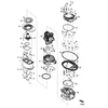 Схема узла «Midsection Fasteners and Seals» Mercury, артикул 8M0177481