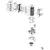 Схема узла «Cylinder Block» Mercury, артикул 800-8M0179274