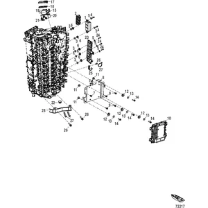Схема узла «Electrical» Mercury, артикул 78-8M0191440