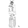 Схема узла «Alternator Mounting/Belt 3B056353 and Up» Mercury, артикул 12-8M0142674